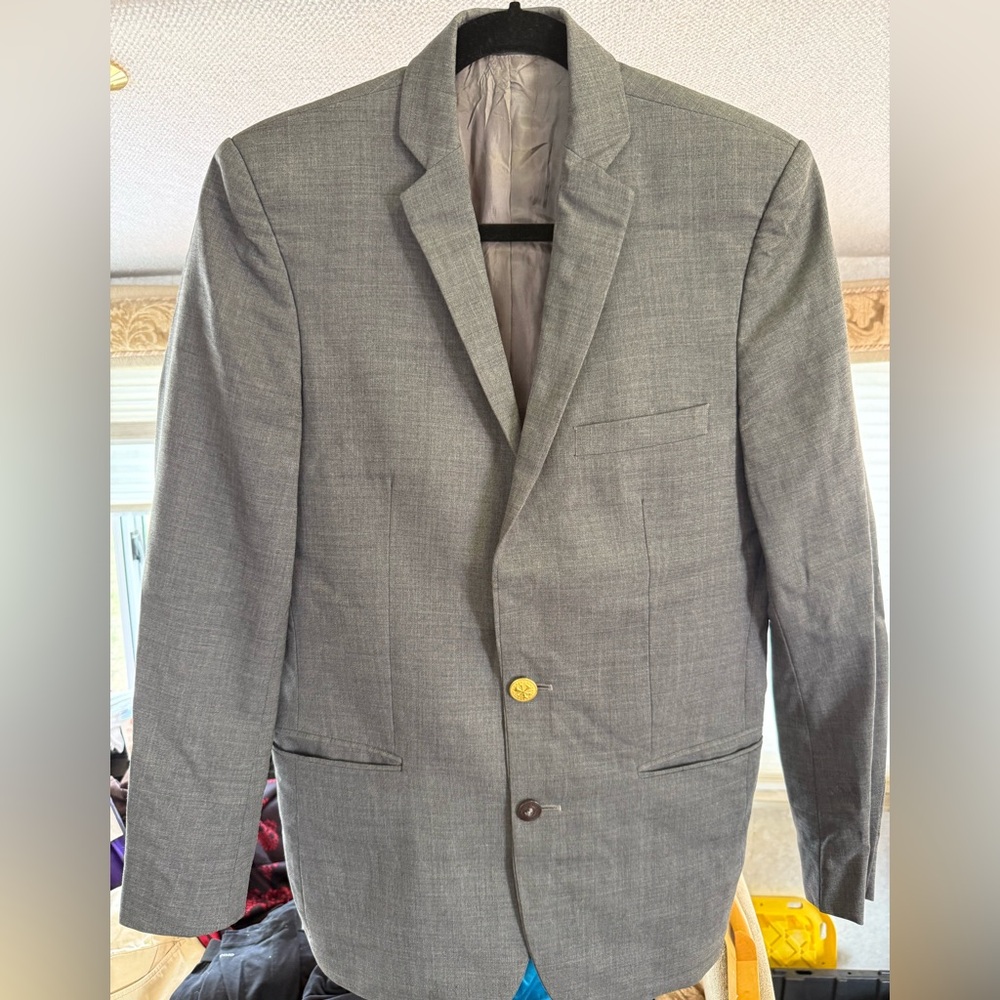 J.Lindeberg Light Gray Single-Breasted suit